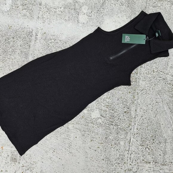 wild fable Tops - Wild Fable Women Knit Dress Quarter Zip Sleeve Less Bodycon Dress Size XS